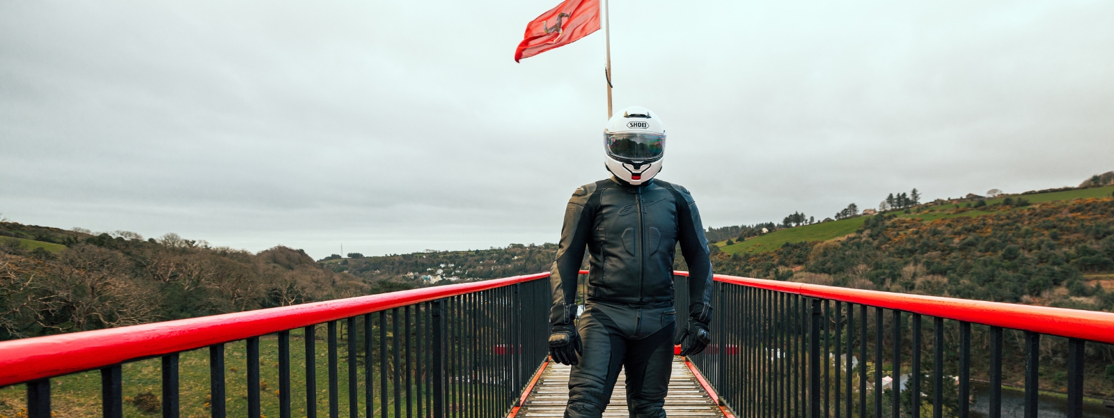 McGuinness at Laxey Wheel